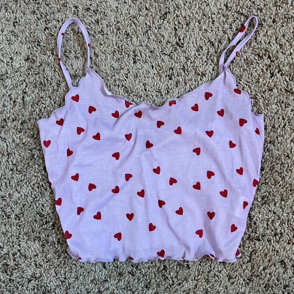 Purple Heart Cami Top